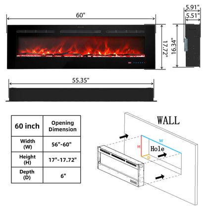 EmberGlow Prestige Digital Fireplace